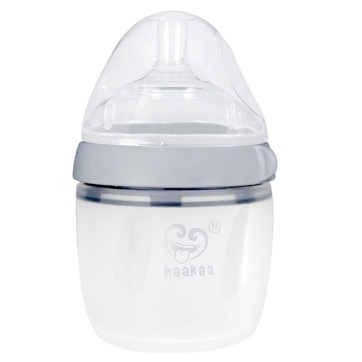 Haakaa Generation 3 Silicone Baby Bottle Grey 160ml