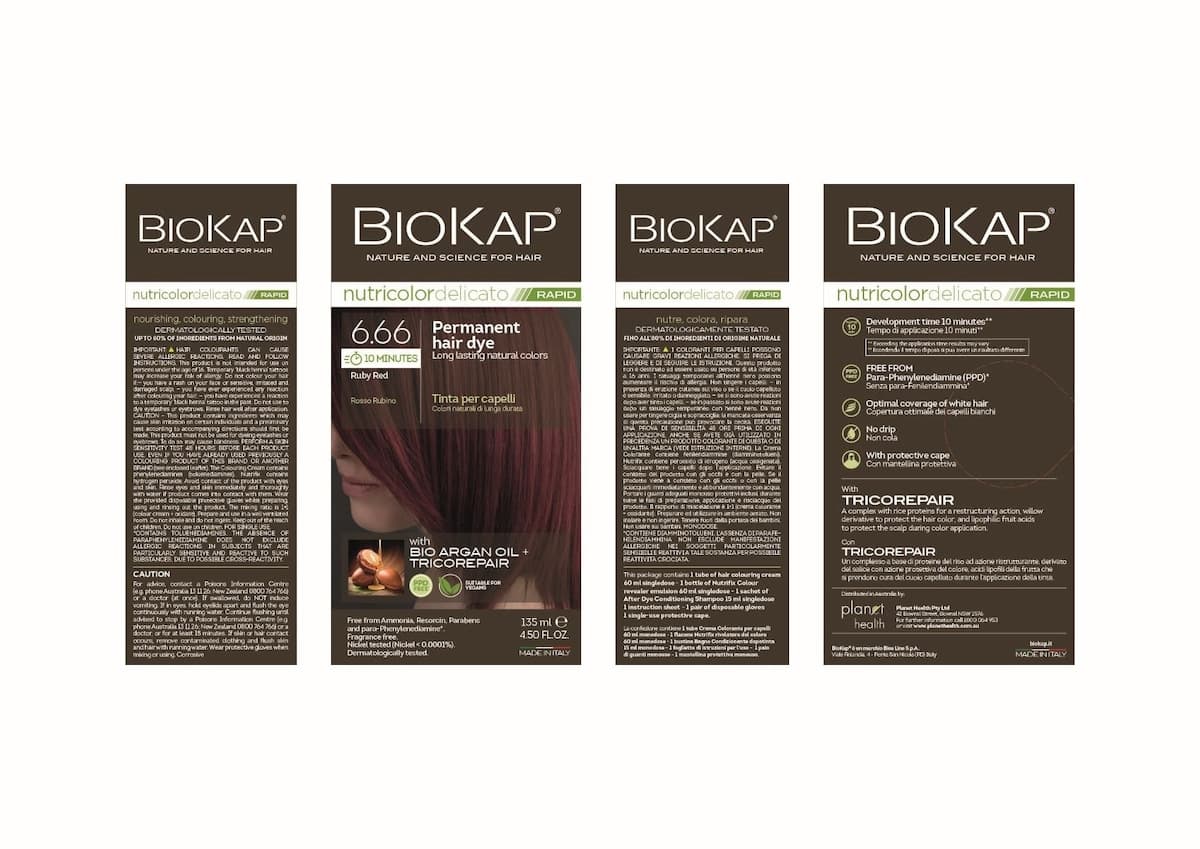 Biokap Rapid 6.66 Ruby Red Hair Colour 135ml
