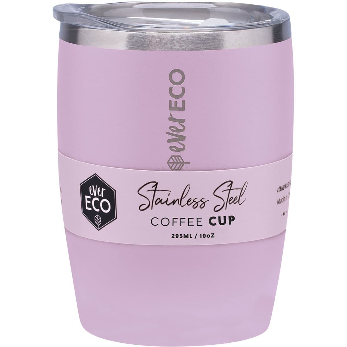 Ever Eco Insulated Coffee Cup Byron Bay Lilac 295ml