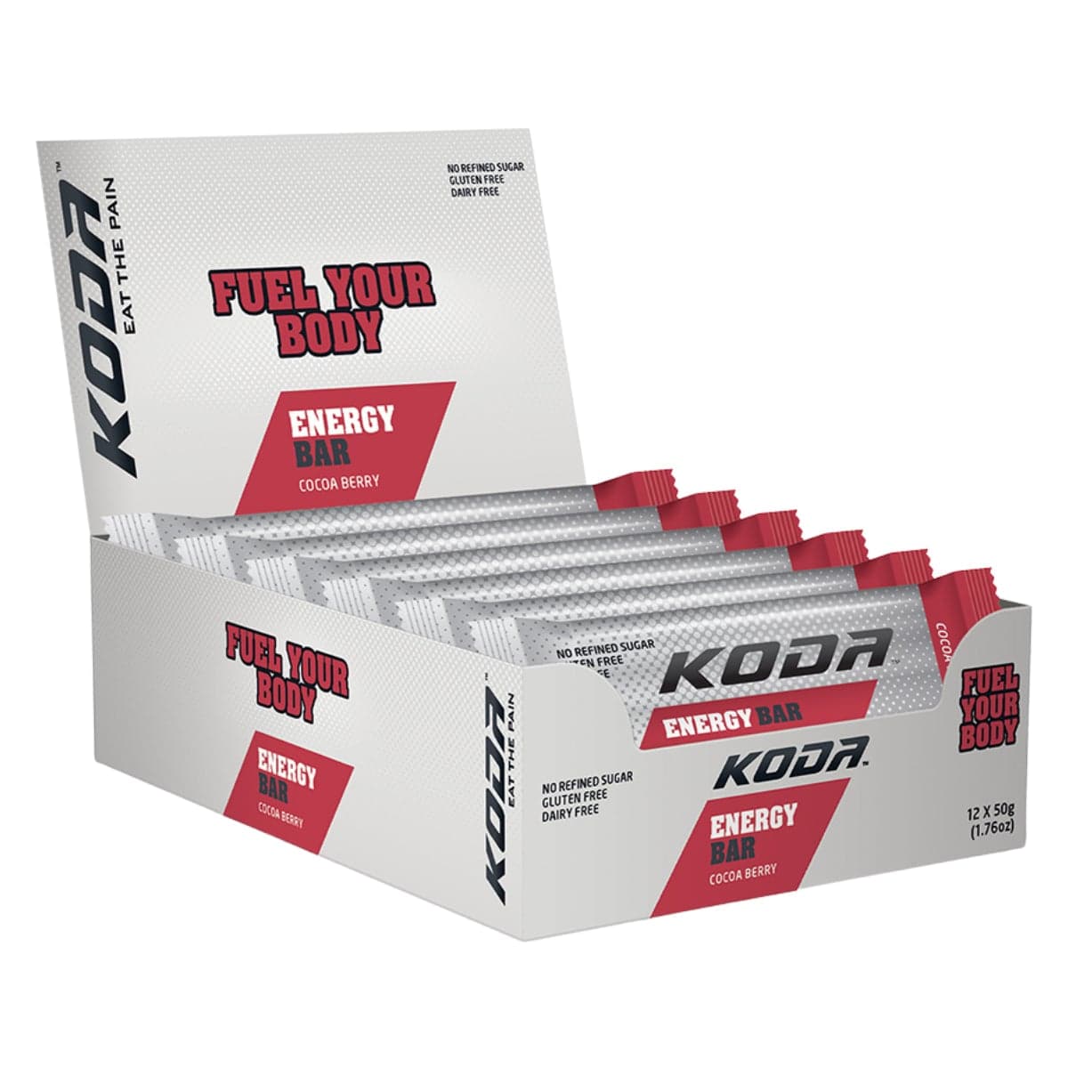 Koda Energy Bar Cocoa Berry 12 x 50g