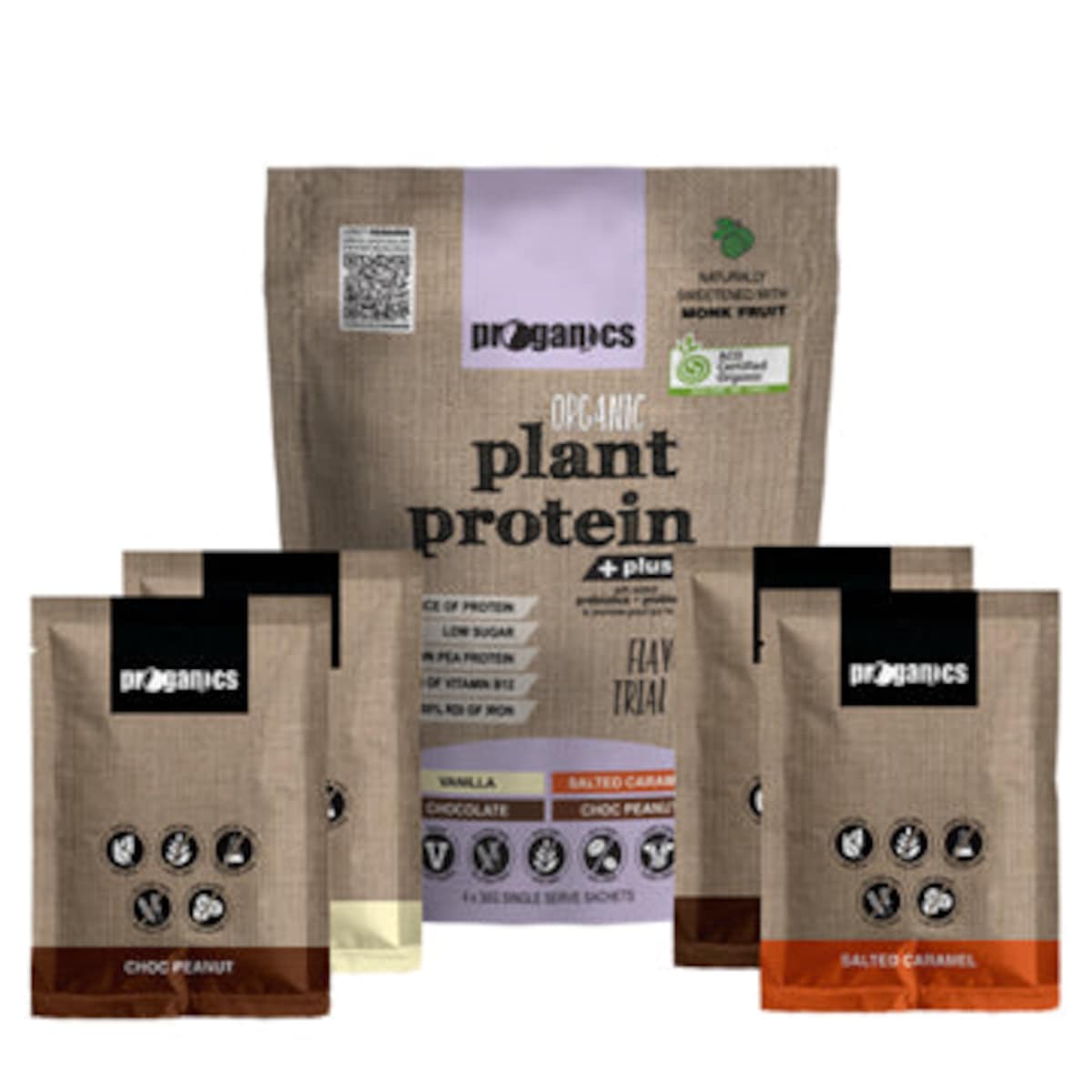 Proganics Organic Plant Protein Plus - Trial Pack