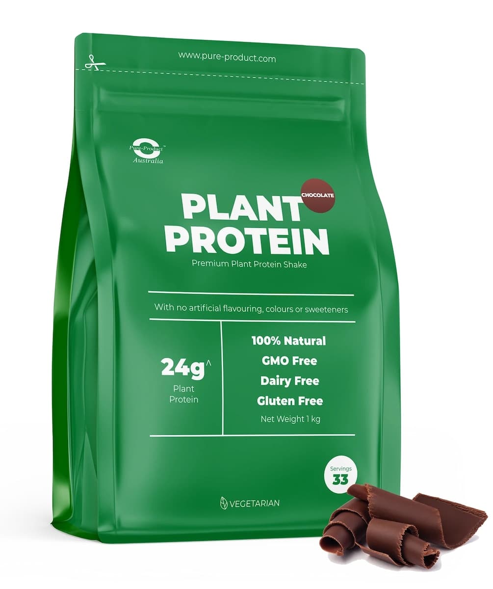 Pure Product Australia Plant Protein Powder Chocolate 1Kg