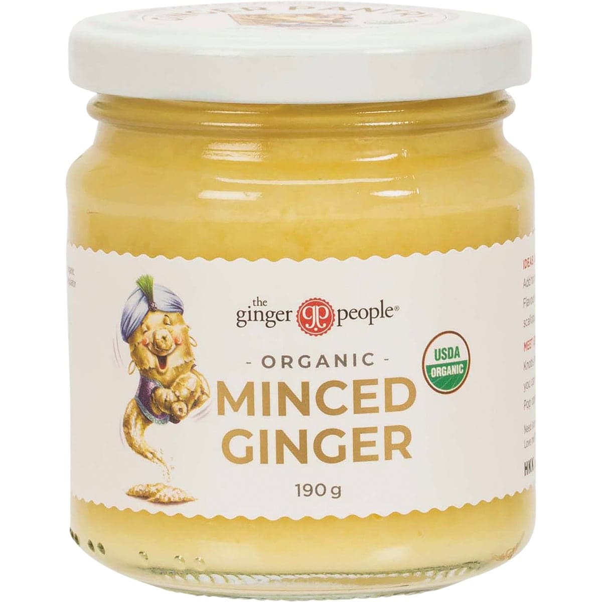 The Ginger People Organic Minced Ginger 190g