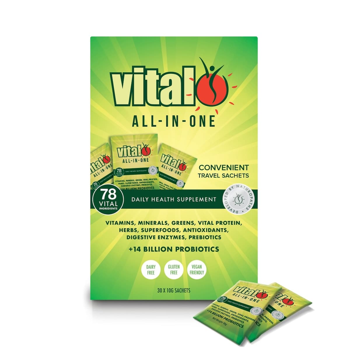 Vital All-in-One Daily Health Supplement 30 x 10g Sachets