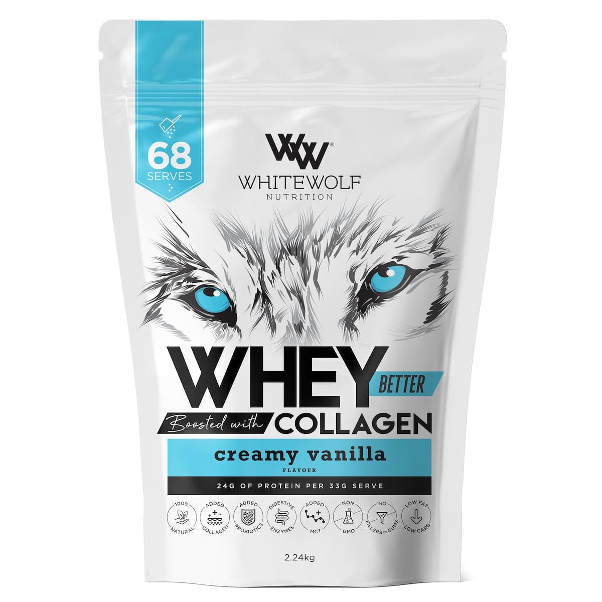 White Wolf Nutrition Whey Better Protein Creamy Vanilla 2.24kg