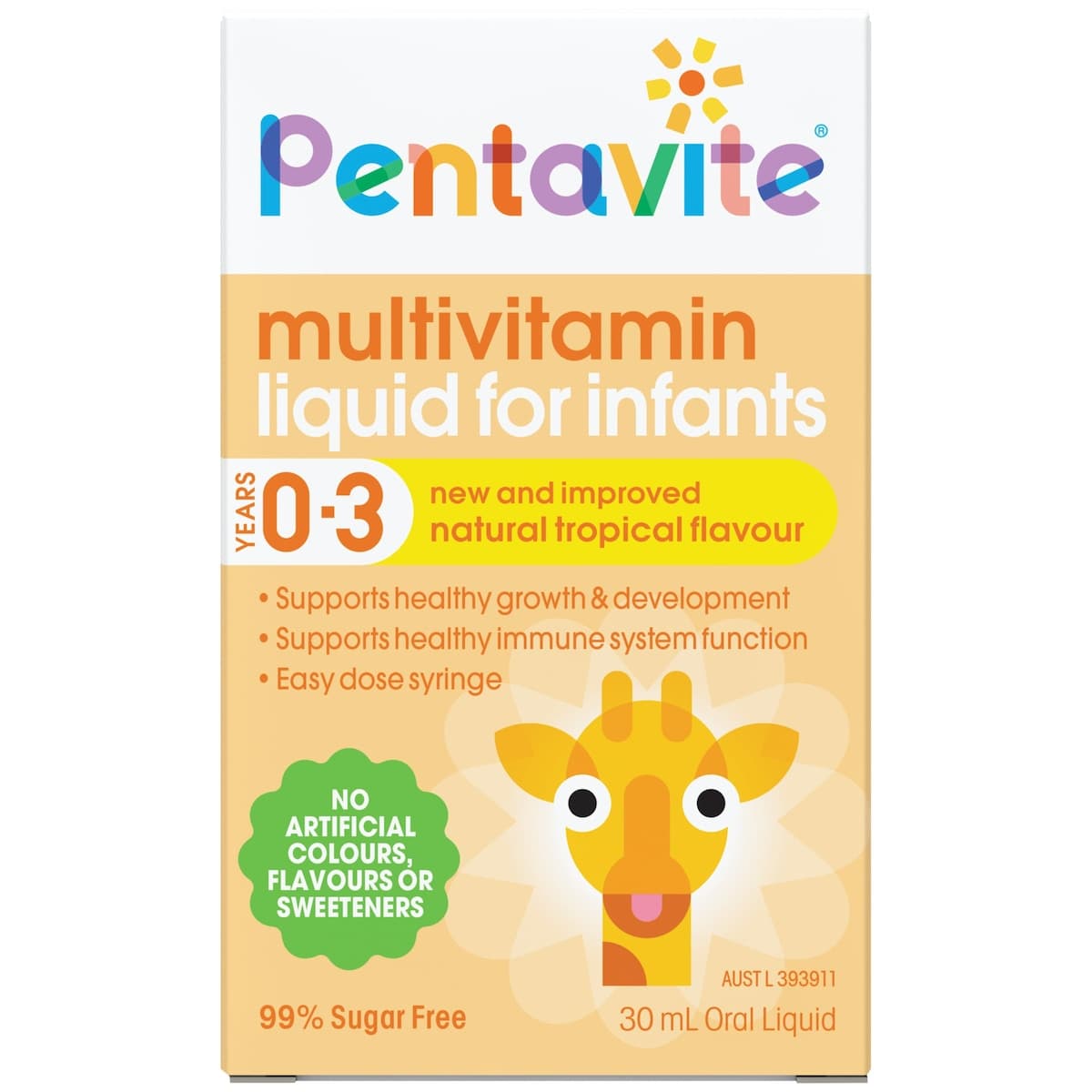 Pentavite Multivitamin Infant Liquid Tropical 30ml