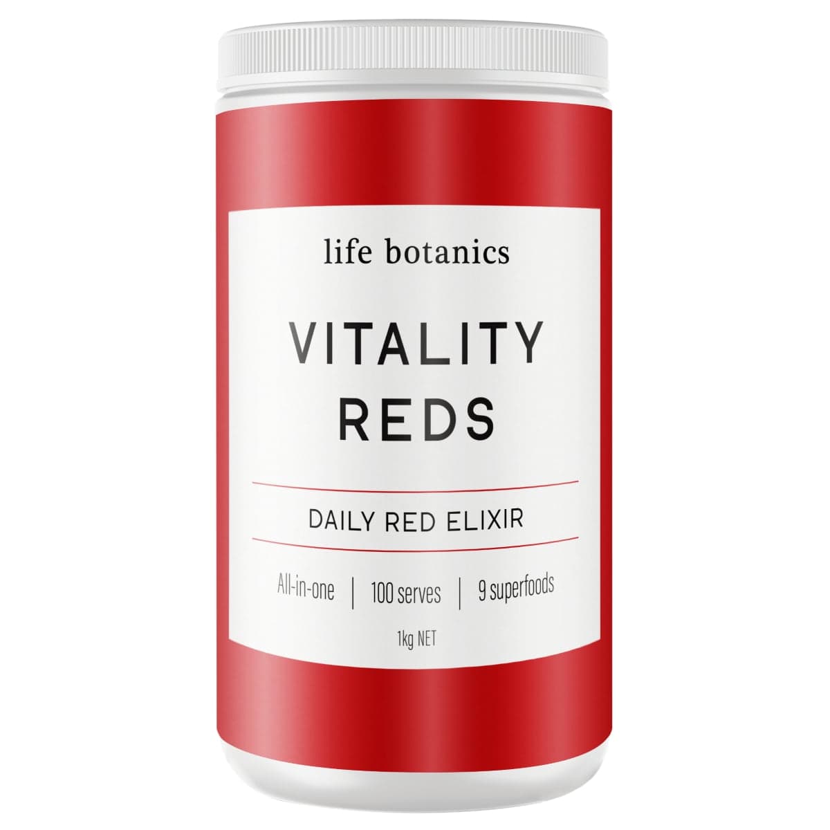 Life Botanics Vitality Reds Powder 1kg