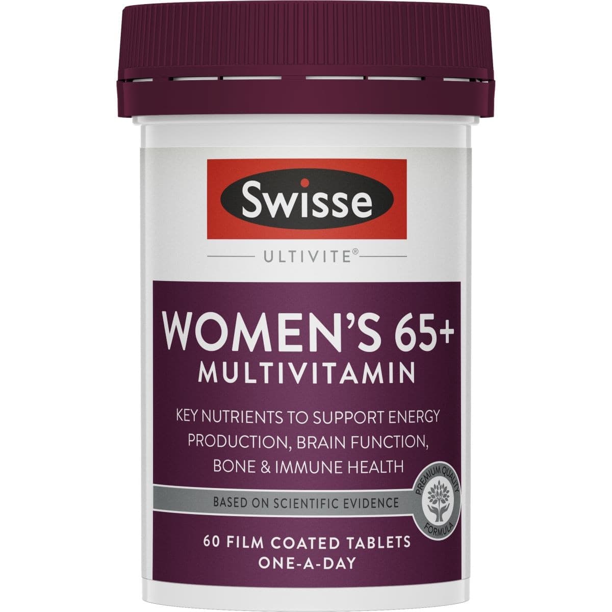 Swisse Womens Ultivite 65+ Multivitamin 60 Tablets