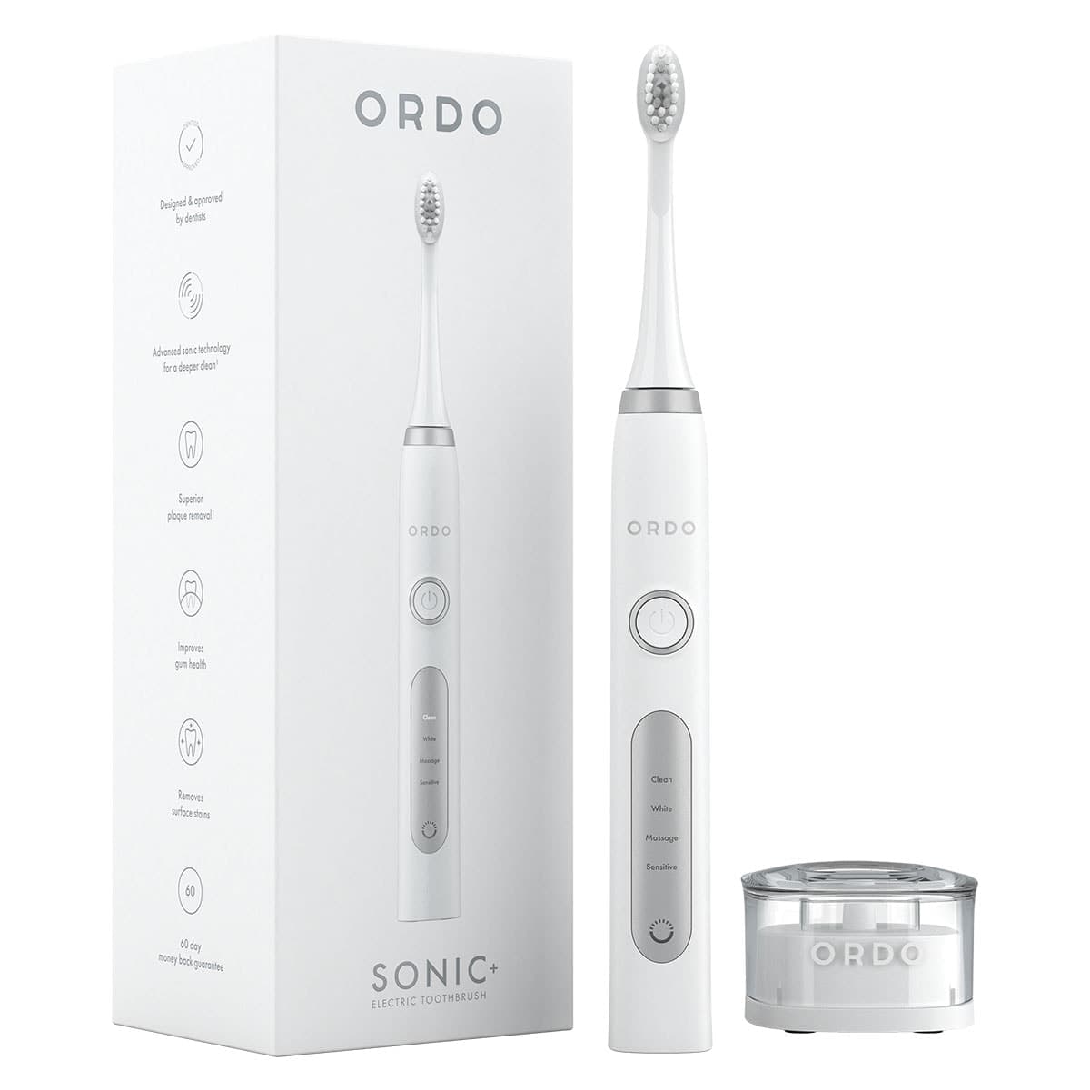 Ordo Sonic+ Electric Toothbrush White/Silver