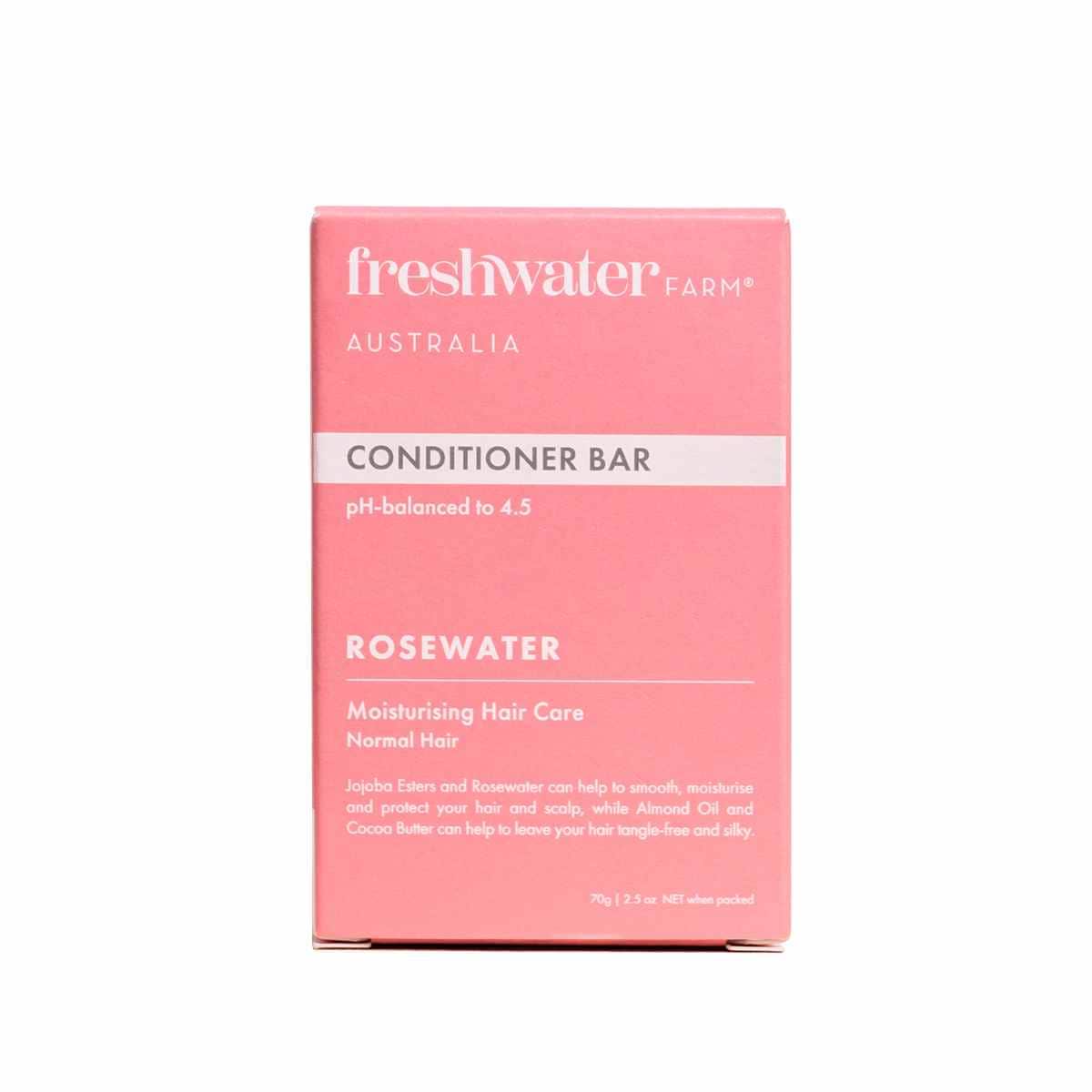 Freshwater Farm Rosewater Conditioner Bar 70g