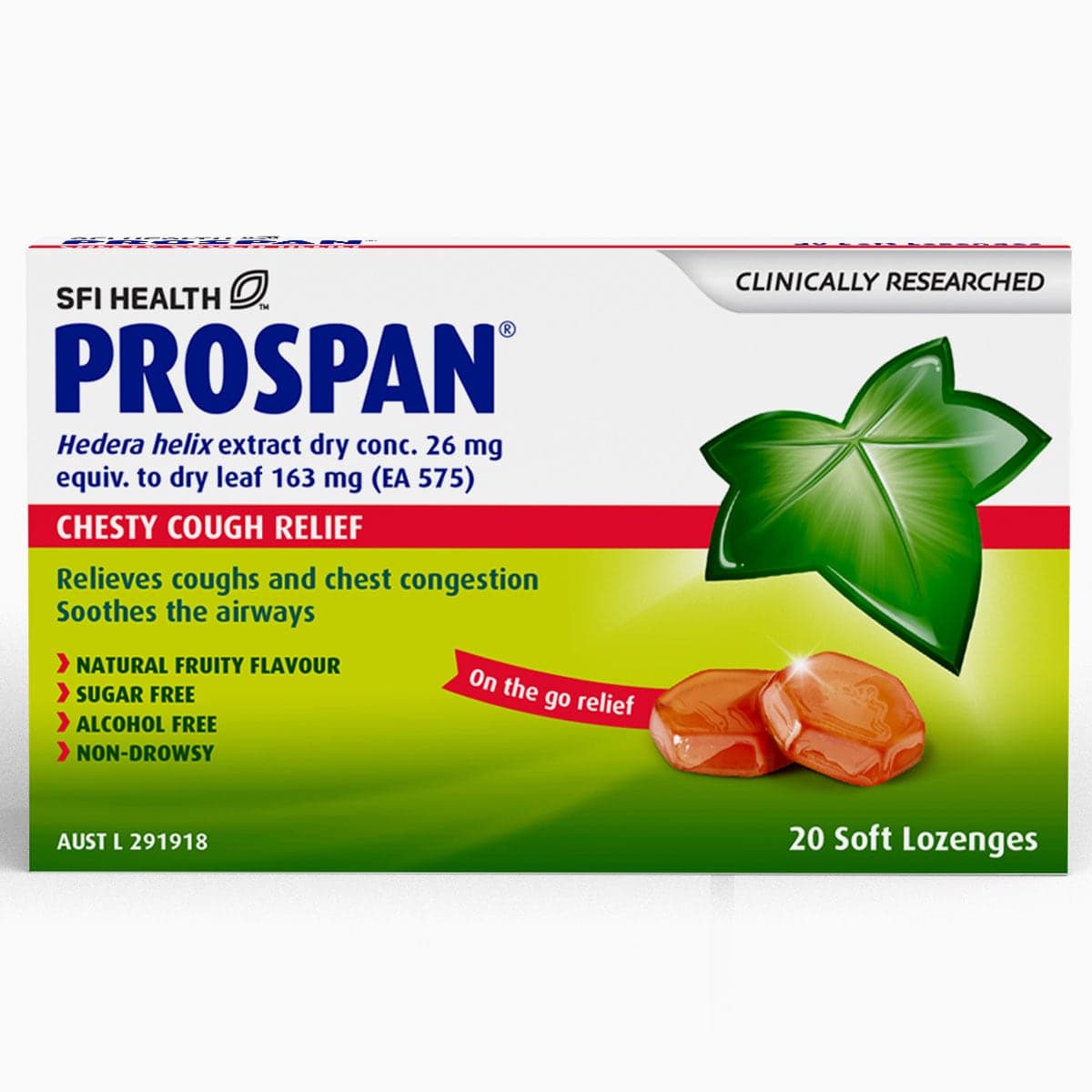 Prospan Chesty Cough Relief Lozenges 20 Pack