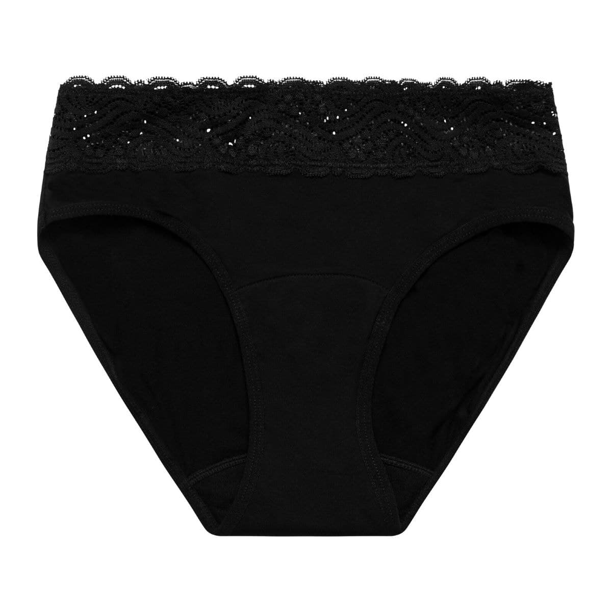Modibodi Sensual Hi Waist Bikini Heavy-Overnight Black 14/L