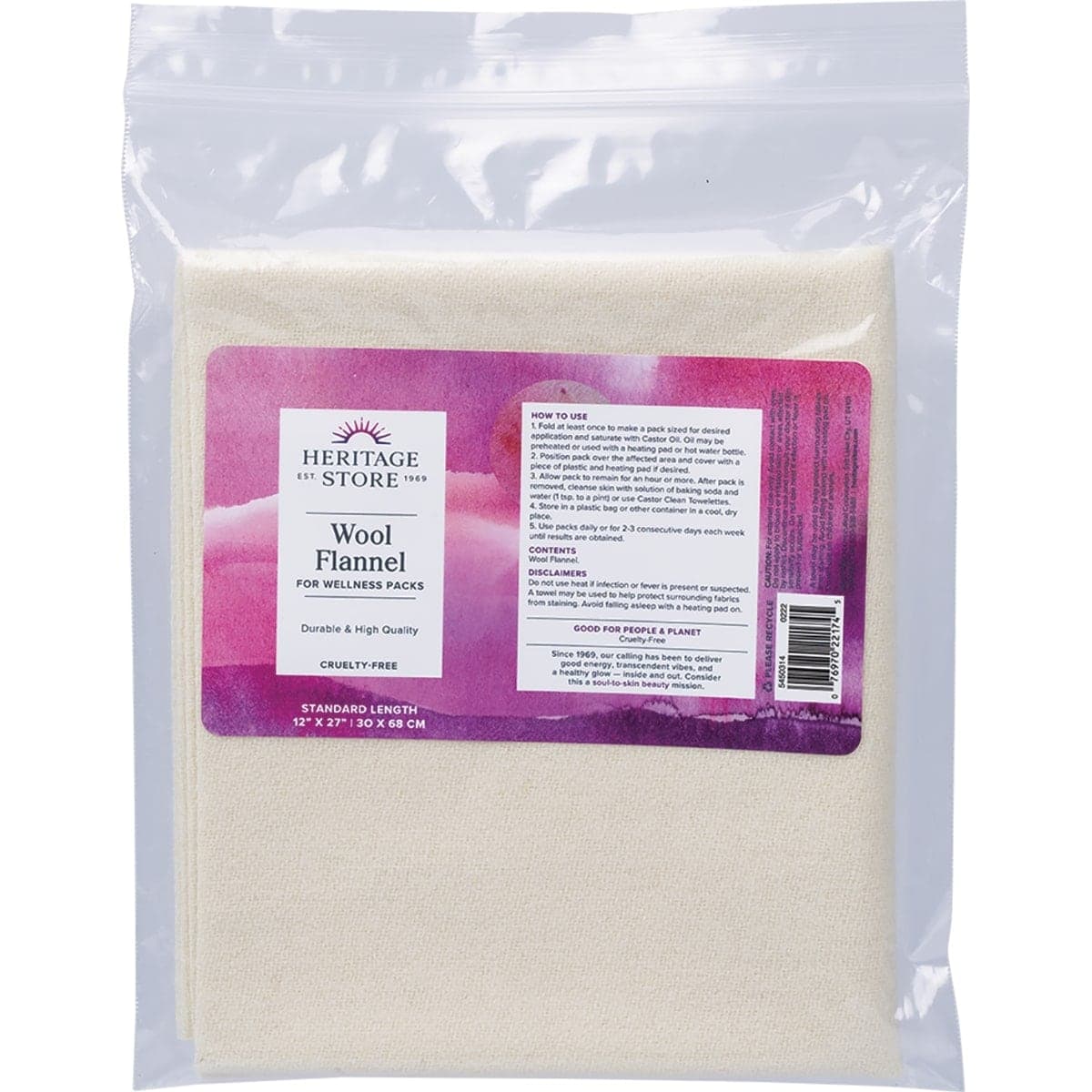 Heritage Store Wool Flannel