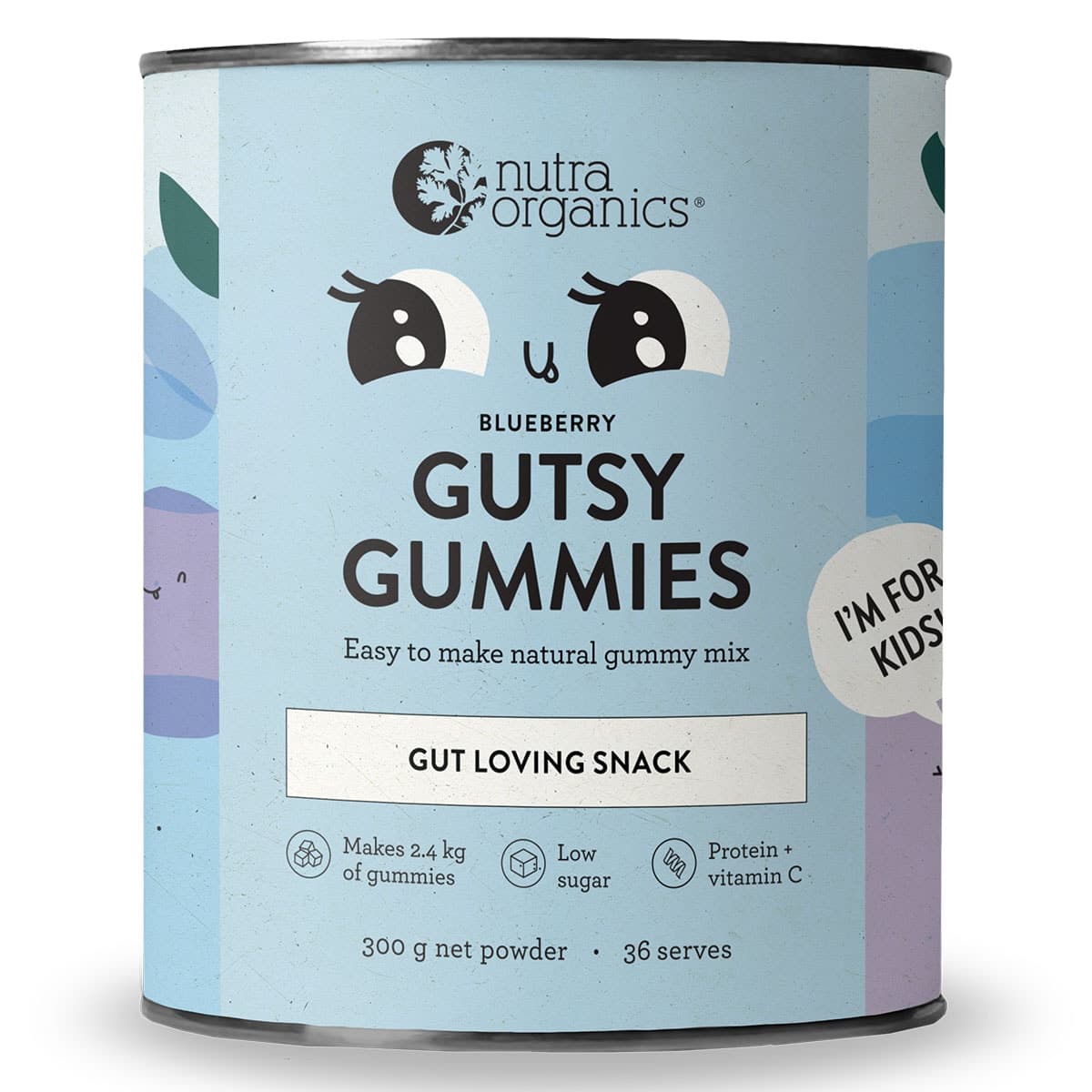 Nutra Naturals Gutsy Gummies - Blueberry 300g