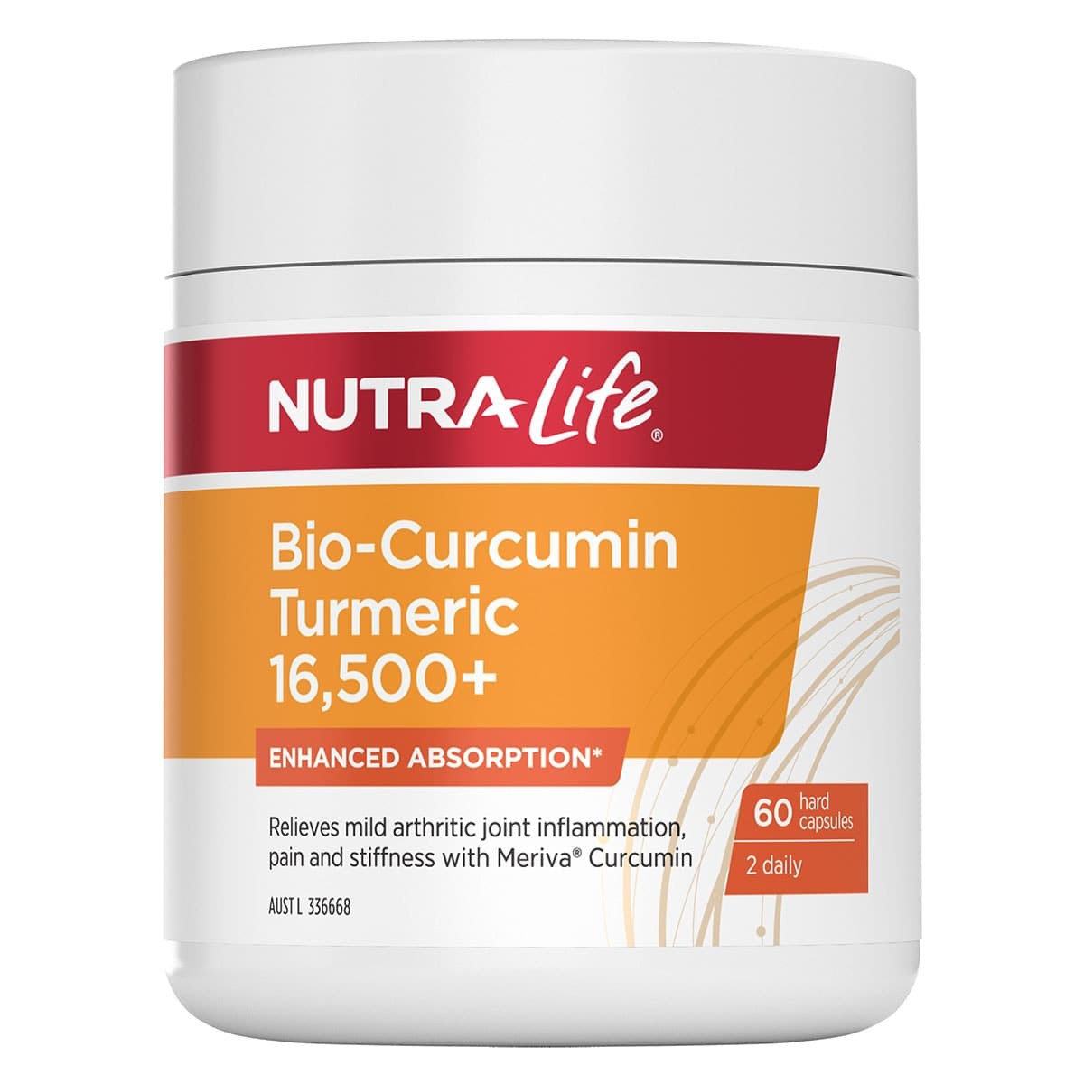Nutra-Life Bio-Curcumin Turmeric 16500+ - 60 Capsules